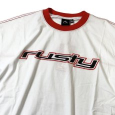 画像2: Rusty Surfboards Dead Ringer S/S T-Shirts WhiteｘRed / ラスティサーフボード リンガー Tシャツ ホワイトｘレッド (2)