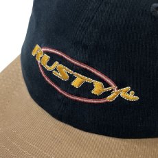 画像2: Rusty Surfboards Blind Turn Dad Cap Navy / ラスティサーフボード ブラインドターン 6パネル キャップ ネイビー (2)