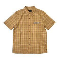 画像1: Rusty Surfboards Datsun 2K Button Up S/S Shirts Bombay Brown / ラスティサーフボード ショートスリーブ シャツ ブラウン (1)