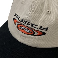 画像2: Rusty Surfboards Hell Bent Dad Cap Oatmeal / ラスティサーフボード ヘルベント 6パネル キャップ オートミール (2)