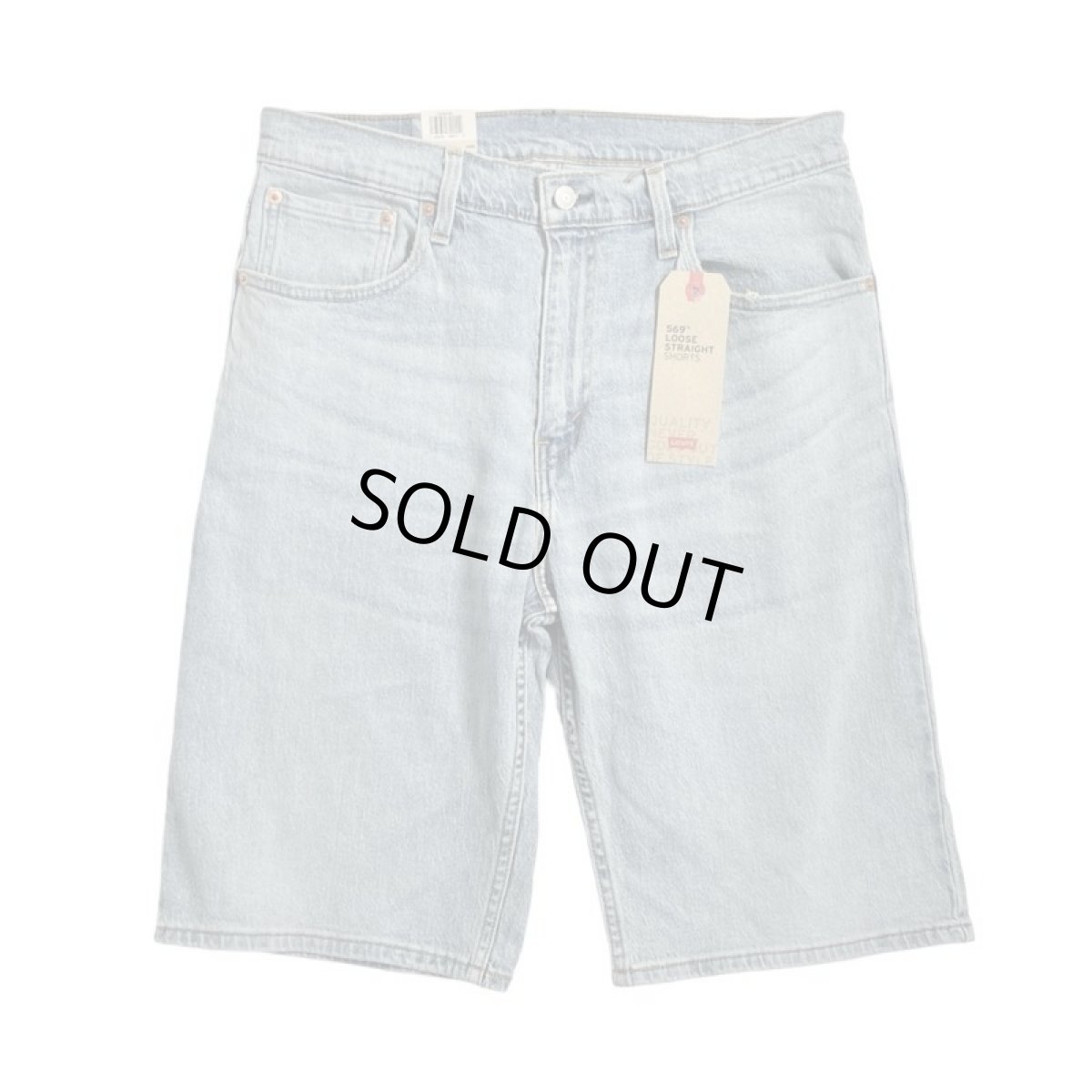 画像1: Levi's 569 Loose Straight Shorts Light Wash / リーバイス 569 ルーズ ストレート デニム ショーツ ライトウォッシュ (1)