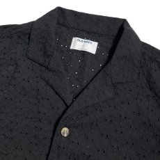 画像2: Old Navy S/S Mesh Camp Shirts Black / オールドネイビー メッシュ キャンプ シャツ ブラック (2)