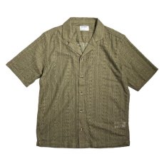 画像1: Old Navy S/S Mesh Camp Shirts Heritage Green / オールドネイビー メッシュ キャンプ シャツ ヘリテージグリーン (1)