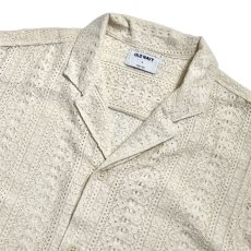 画像2: Old Navy S/S Mesh Camp Shirts Off White / オールドネイビー メッシュ キャンプ シャツ オフホワイト (2)