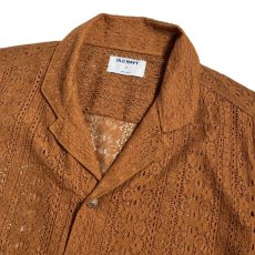 画像2: Old Navy S/S Mesh Camp Shirts Copper Penny / オールドネイビー メッシュ キャンプ シャツ カッパーペニー (2)