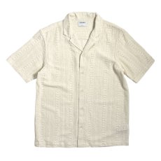 画像1: Old Navy S/S Mesh Camp Shirts Off White / オールドネイビー メッシュ キャンプ シャツ オフホワイト (1)