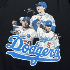 画像2: LA Dodgers MVP S/S T-Shirts Black / ドジャース MVP ショートスリーブ Tシャツ ブラック (2)