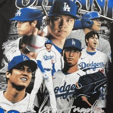 画像2: Ohtani Dodgers S/S T-Shirts Black / オオタニ ドジャース ショートスリーブ Tシャツ ブラック (2)