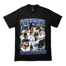 画像1: Ohtani Dodgers S/S T-Shirts Black / オオタニ ドジャース ショートスリーブ Tシャツ ブラック (1)
