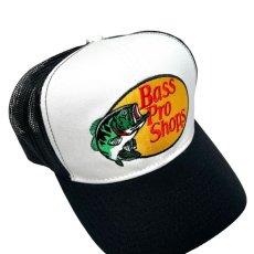 画像2: Bass Pro Shops Mesh Trucker Cap BlackｘWhite / バスプロショップス メッシュ トラッカーハット ブラックｘホワイト (2)