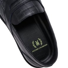 画像3: Hours Is Yours Quick Strike Jacuzzi Unlimited Cohiba Loafer Black Embossed Leather / アワーズ・イズ・ユアーズ ジャグジー アンリミテッド コイーバ ローファー ブラック エンボス レザー (3)