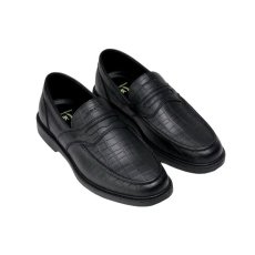 画像2: Hours Is Yours Quick Strike Jacuzzi Unlimited Cohiba Loafer Black Embossed Leather / アワーズ・イズ・ユアーズ ジャグジー アンリミテッド コイーバ ローファー ブラック エンボス レザー (2)