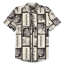 画像1: Gotcha 111-8601 S/S Woven Shirts Ecru / ガッチャ ロストマインド ショートスリーブ シャツ エクリュ (1)