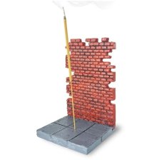 画像1: Den 1 Way 2 Hell - Black Brick Wall Incense Holder / デン ブラックブリックウォール インセンスホルダー (1)