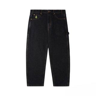 Butter Goods Relaxed Denim Jeans Washed Black / バターグッズ リラックス デニム ジーンズ ウォッシュド ブラック - RAWDRIP