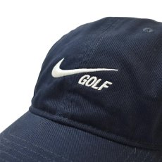 画像2: NIKE Golf Swoosh Front Cap Black x Green / ナイキ ゴルフ スウォッシュ キャップ ネイビー x グリーン (2)