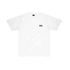 画像1: ONLY NY Block Logo T-Shirts WhiteｘBlack / オンリーニューヨーク ブロックロゴ Tシャツ ホワイトｘブラック (1)