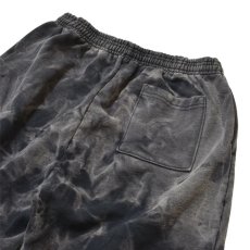 画像3: RAWDRIPｘUchida Dyeing Factory Custom Los Angeles Apparel Frost Bleach Sweat Shorts Navy / ロウドリップｘ内田染工場 カスタム ロサンゼルスアパレル スウェット ショーツ (3)