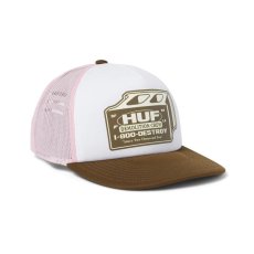 画像1: HUF Demolition Crew Trucker Hat Pink / ハフ ディモリション クルー トラッカーハット ピンク (1)