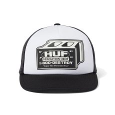 画像2: HUF Demolition Crew Trucker Hat Black / ハフ ディモリション クルー トラッカーハット ブラック (2)