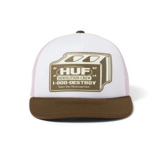 画像2: HUF Demolition Crew Trucker Hat Pink / ハフ ディモリション クルー トラッカーハット ピンク (2)