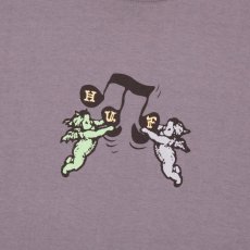 画像2: HUF Song T-Shirts Light Plum / ハフ ショートスリーブ Tシャツ ライトプラム (2)