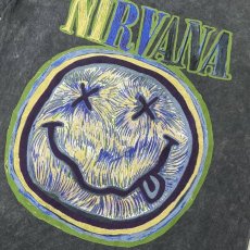 画像2: NIRVANA Vintage Wash S/S T-Shirts Carbon Black / ニルヴァーナ ビンテージ ウォッシュ ショートスリーブ Tシャツ カーボンブラック (2)