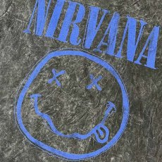 画像2: NIRVANA Vintage Wash S/S T-Shirts Acid Black / ニルヴァーナ ビンテージ ウォッシュ ショートスリーブ Tシャツ アシッドブラック (2)