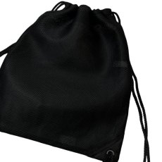 画像7: Port Authority Cinch Pack with Mesh Trim Black / ポートオーソリティ メッシュトリム シンチパック ブラック (7)