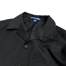 画像2: Port Authority Easy Care S/S Camp Shirts Black / ポートオーソリティ ショートスリーブ イージー ケア キャンプ シャツ ブラック (2)