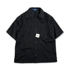 画像1: Port Authority Easy Care S/S Camp Shirts Black / ポートオーソリティ ショートスリーブ イージー ケア キャンプ シャツ ブラック (1)