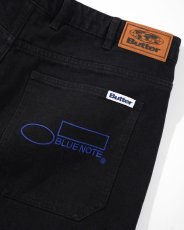 画像3: Butter GoodsｘBlue Note Pleated Denim Jeans Washed Black / バターグッズｘブルーノート プリーテッド デニム ジーンズ ウォッシュドブラック (3)