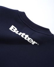 画像5: Butter GoodsｘBlue Note Records Logo Felt Applique Crewneck Navy / バターグッズｘブルーノート クルーネック スウェット ネイビー (5)