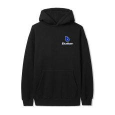 画像1: Butter GoodsｘBlue Note Finest Logo Pullover Hood Black / バターグッズｘブルーノート ファイネスト ロゴ プルオーバー フーディ ブラック (1)