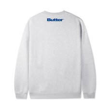 画像2: Butter GoodsｘBlue Note Records Logo Felt Applique Crewneck Ash / バターグッズｘブルーノート クルーネック スウェット アッシュ (2)