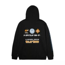 画像2: HUFｘLand Cruiser Sahara Rally Hoodie Black / ハフｘランドクルーザー プルオーバーフーディ ブラック (2)