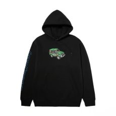 画像1: HUFｘLand Cruiser Sahara Rally Hoodie Black / ハフｘランドクルーザー プルオーバーフーディ ブラック (1)