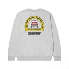 画像2: HUFｘLand Cruiser Overland Touring Crewneck Ash / ハフｘランドクルーザー クルーネック スウェット アッシュ (2)