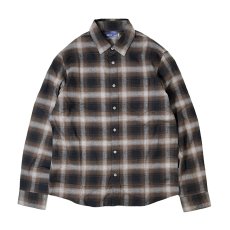 画像1: APT.9 L/S Flannel Check Shirts Brown / アプト9 フランネル チェック シャツ ブラウン (1)