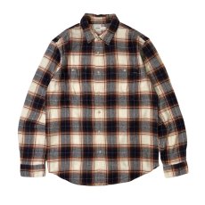 画像1: Sonoma Goods L/S Flannel Check Shirts Orange Pop Plaid / ソノマグッズ フランネル チェック シャツ オレンジ (1)