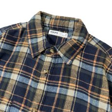 画像2: Sonoma Goods L/S Flannel Check Shirts NavyｘOliveｘPink Plaid / ソノマグッズ フランネル チェック シャツ ネイビーｘオリーブｘピンク (2)