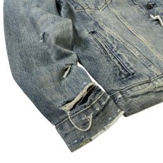 画像7: Levi's USA #72334 The Trucker Damage Denim Jacket Stonewash / リーバイス アメリカモデル ザ・トラッカー ダメージデニム ジャケット ストーンウォッシュ (7)