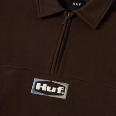 画像3: HUF Slate Quarter Zip Fleece Espresso / ハフ スレート クォータージップ フリース エスプレッソ (3)