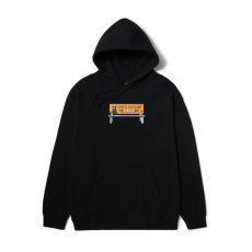 画像1: HUF Bail Bonds Hoodie Black / ハフ ベイル ボンズ フーディ ブラック (1)