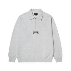 画像1: HUF Slate Quarter Zip Fleece Heather Grey / ハフ スレート クォータージップ フリース ヘザーグレー (1)