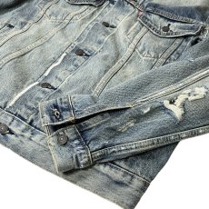 画像5: Levi's USA #72334 The Trucker Damage Denim Jacket Stonewash / リーバイス アメリカモデル ザ・トラッカー ダメージデニム ジャケット ストーンウォッシュ (5)