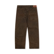 画像1: Butter Goods Breakdown Relaxed Denim Jeans Acid Wash Brown / バターグッズ ブレイクダウン リラックス デニム アシッドウォッシュブラウン (1)