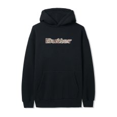 画像1: Butter Goods Logo Camo Applique Pullover Hood Black / バターグッズ ロゴ カモ アップリケ プルオーバーフーディ ブラック (1)