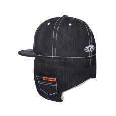 画像2: Butter Goods Adilson Flap Cap Black / バターグッズ アディルソン・ペドロ フラップキャップ ブラック (2)