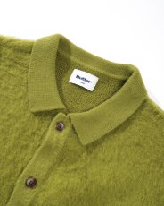 画像2: Butter Goods Mohair Button Up Knitted Shirts Moss / バターグッズ モヘア ボタンアップ ニットシャツ モス (2)